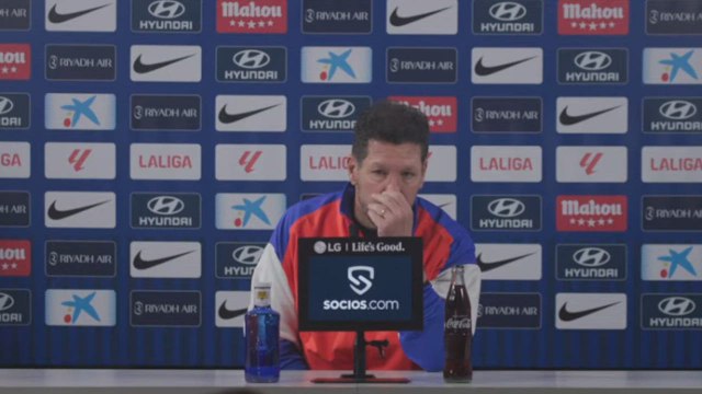 Rueda de prensa de Simeone, previa al Mallorca vs. Atlético de Madrid