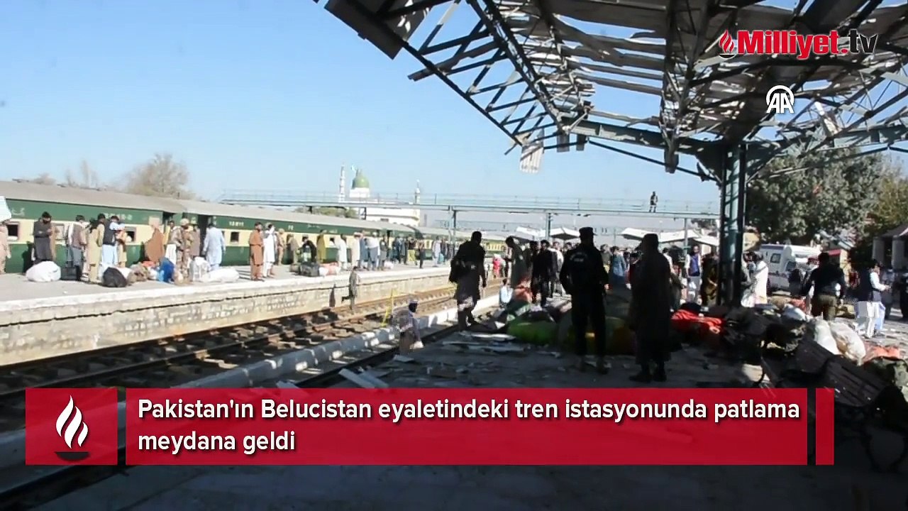 Pakistan'da tren istasyonunda patlama: 26 ölü