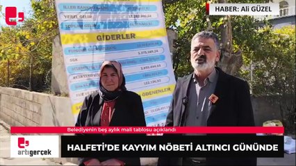 Halfeti'de kayyım nöbeti altıncı gününde: Belediyenin beş aylık mali tablosu açıklandı
