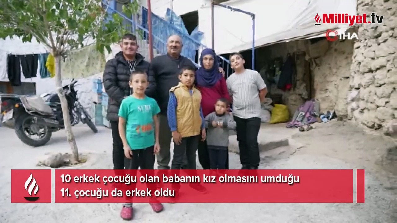 Kız olmasını umduğu 11. çocuğu da erkek oldu! "Vatana asker yetiştiriyorum"