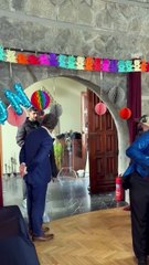 مراد يلدريم يحتفل بعيد ميلاد ابنته بكواليس مسلسل "الحديقة السرية"