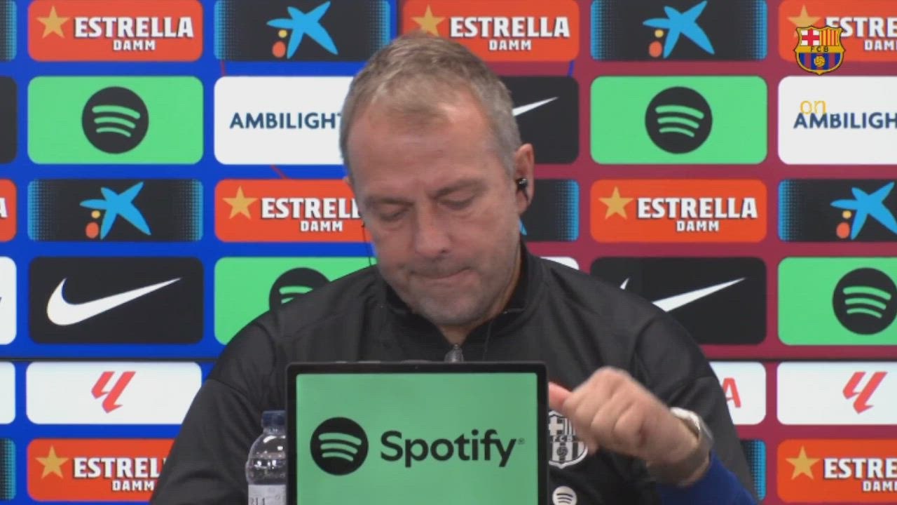 Rueda de prensa de Hansi Flick, previa al Real Sociedad vs. Barcelona