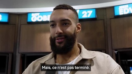 Timberwolves - Gobert : "9000 rebonds, c'est plutôt cool !"