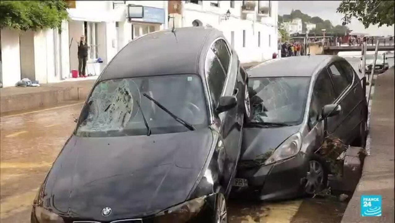Torrential rain hits the Spanish city of Cadaques days after deadly Valencia floods