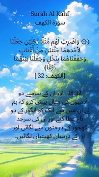 The Parable of the Two Gardens: Lessons from Surah Kahf. #Quran #Islam #LifeLessons #Gratitude