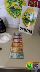 PM desmantela local de venda de drogas em estabelecimento de Cidade Gaúcha