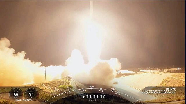 Blastoff! SpaceX launches 20 Starlink Satellites from California, nails landing