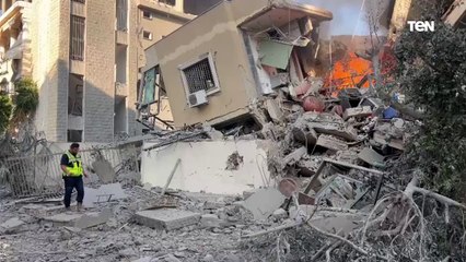 غارة إسرائيلية تستهدف منطقة الحوش في قضاء صور جنوب لبنان