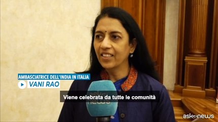 L'Ambasciatrice Vani Rao spiega la Festa della luce indiana o Diwali