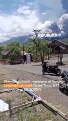 Mencekam, Video Detik-Detik Erupsi Gunung Lewotobi