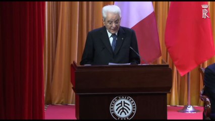 Mattarella: rimuovere barriere per prodotti italiani a mercato cinese