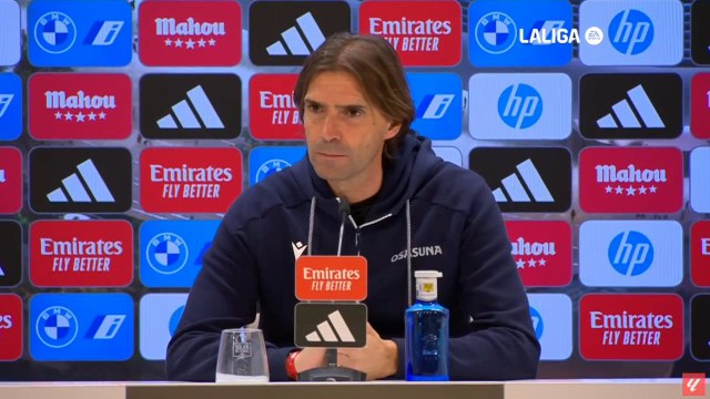 Rueda de prensa de Daniel Pendín tras el Real Madrid - Osasuna
