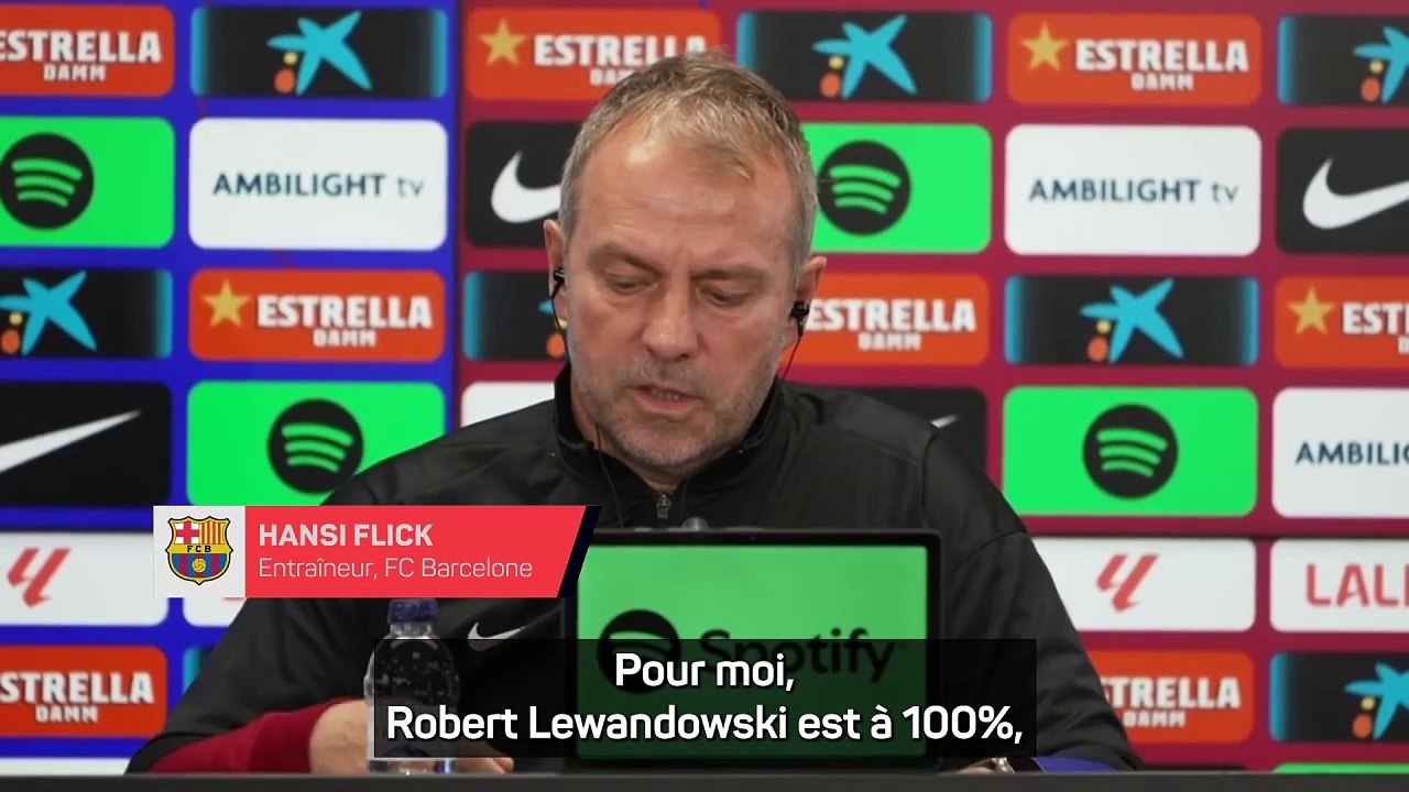 Flick : "Donner du repos à Lewandowski, je n'y pense pas !"