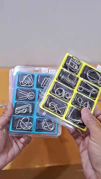 Brain Teasers Metal Wire Puzzle Toys Metal Puzzle Toys For Gifts, Party Favors