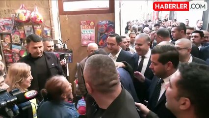 İmamoğlu, Hatay'da Uzun Çarşı'yı Ziyaret Etti