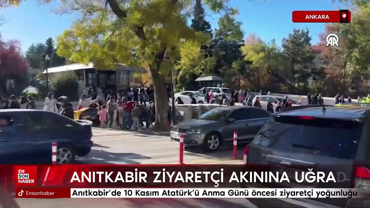 Anıtkabir, 10 Kasım Atatürk'ü Anma Günü kapsamında ziyaretçi akınına uğruyor