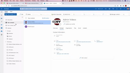 How to USE Microsoft People for Office 365 On a Mac - Tutorial 5 - Recover a Contact - Basic | New