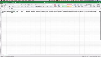 How to USE Microsoft People for Office 365 On a Mac - Tutorial 8 - Import a Contact - Basic | New