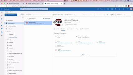 How to USE Microsoft People for Office 365 On a Mac - Tutorial 4 - Edit a Contact - Basic Tutorial