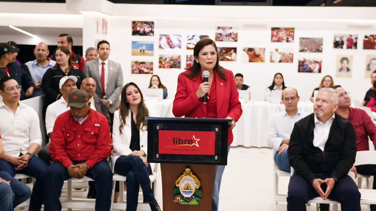 Rixi Moncada recibe respaldo unánime de los movimientos de Libre como precandidata presidencial