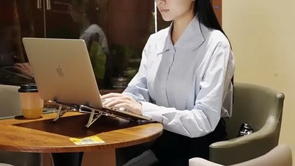 Laptop Stand for Desk, Laptop Stand with Wrist Support, Ergonomic Detachable Laptop Riser,