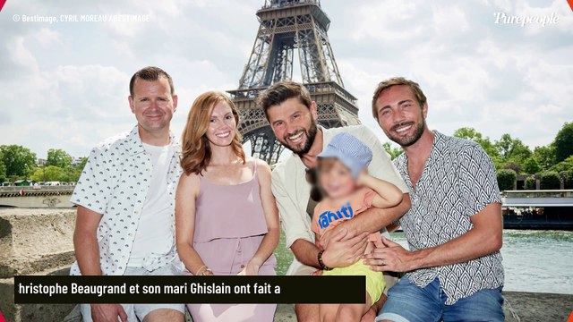 Christophe Beaugrand partage pour la première fois une photo de son adorable fils Valentin, le visage totalement visible