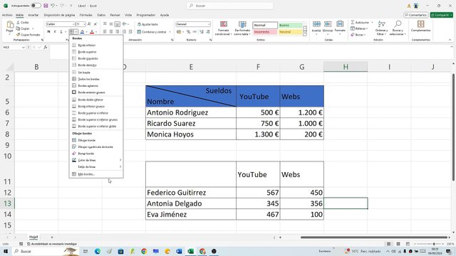 ➗✍ Como DIVIDIR una CELDA con una LÍNEA DIAGONAL para TABLAS de DOBLE ENTRADA en EXCEL