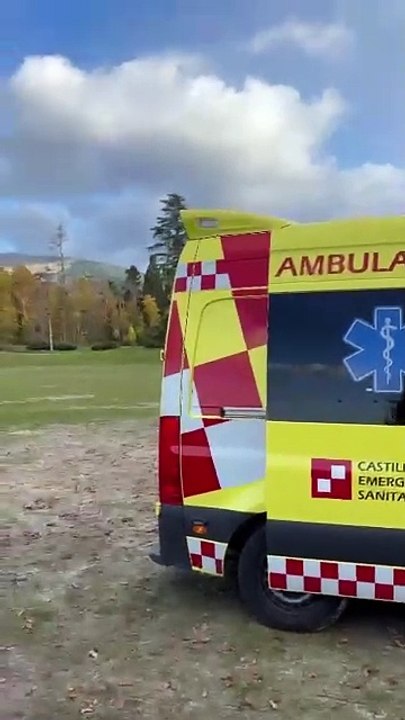 Rescatan en helicóptero a un joven en la Sierra de Guadarrama