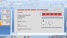 Learn Programming Technique C to Master Skills - Third Program ( Passing Entire Array in Function ,continue...)