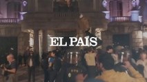 Se registran algunos altercados entre manifestantes con la Policía