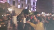 Se registran algunos altercados entre manifestantes con la Policía