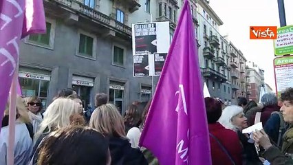 Milano scende in piazza contro la violenza sulle donne