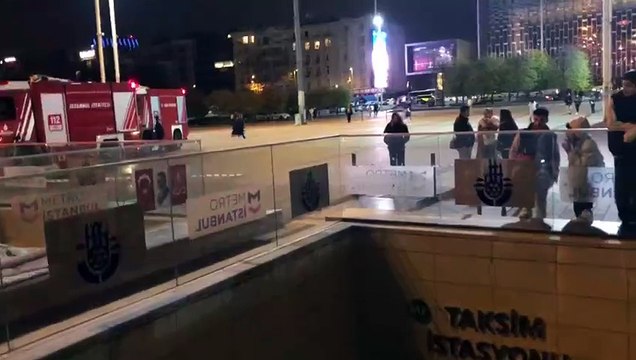 Taksim metro istasyonu, intihar girişimi nedeniyle kapatıldı