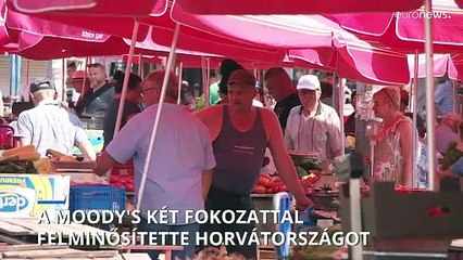 Egyszerre két fokozattal minősítette fel Horvátországot a Moody's