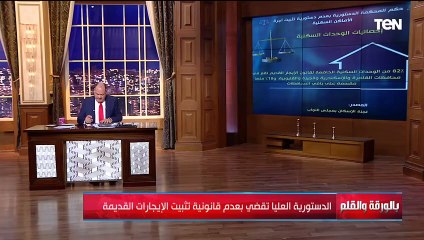 حكم تاريخي من المحكمة الدستورية بشأن الإيجار القديم..المستشار طارق شبل يكشف تفاصيل الحكم