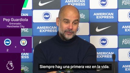 Guardiola asume la 4ª derrota seguida: "Alguna vez tenía que ser"