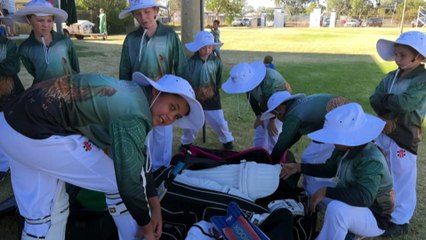 Cunnamulla kids debut after launching their own cricket club in outback Queensland