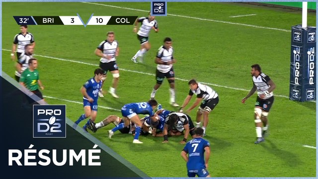 PRO D2 Saison 2024-2025 J10 - Résumé CA Brive - Colomiers Rugby