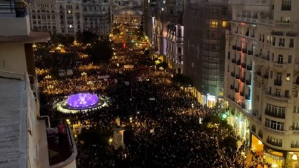 130.000 personas piden la dimisión de Mazón en Valencia