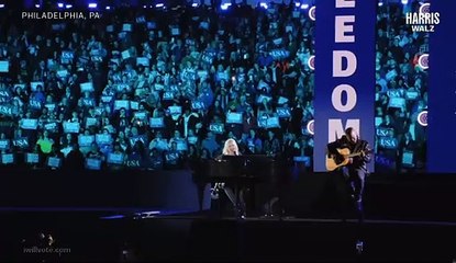 Lady Gaga - God Bless America (Live at Kamala Harris' Rally)