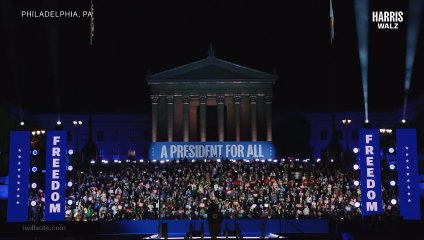 Lady Gaga - TEOG (Live at Kamala Harris' Rally)