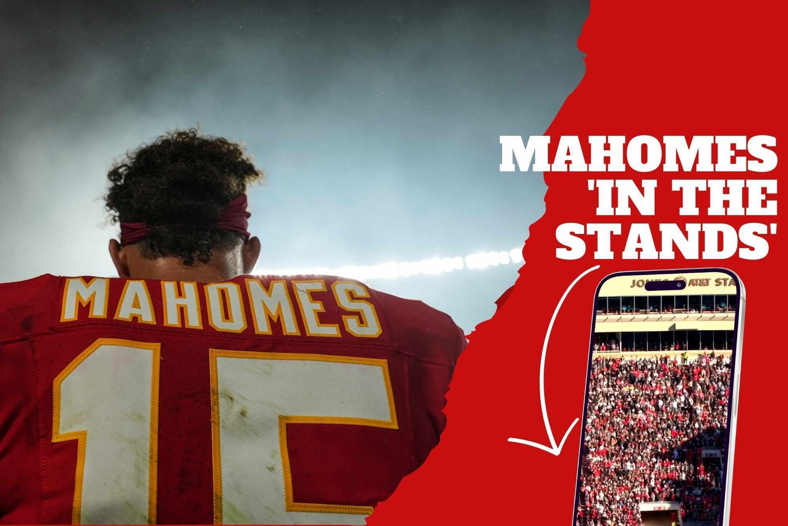 Patrick Mahomes 'in the stands' cheering on Texas Tech in showdown against Colorado