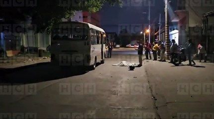 Bus atropella a empleada doméstica en Barrio Barandillas SPS
