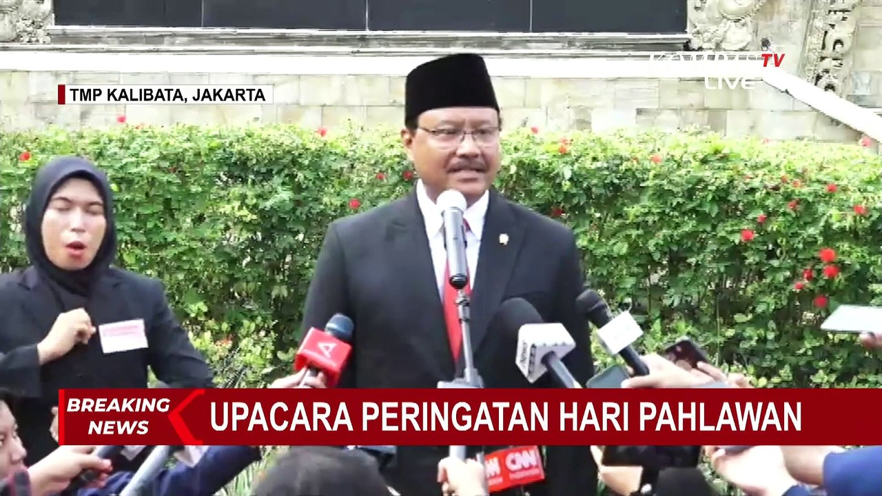 Mensos Bicara Soal Rangkaian Kegiatan Dalam Rangka Memperingati Hari Pahlawan