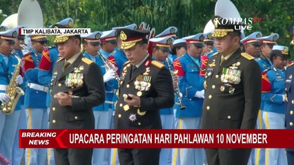 Wapres Gibran Pimpin Upacara Peringatan Hari Pahlawan di TMP Kalibata