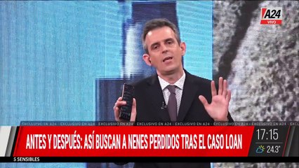 🚨🚨ANTES Y DESPUÉS: ASÍ BUSCAN A NENES PERDIDOS TRAS EL CASO LOAN