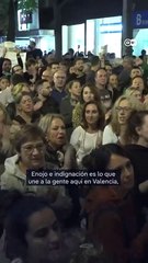España Manifestación multitudinaria contra la gestión de la DANA