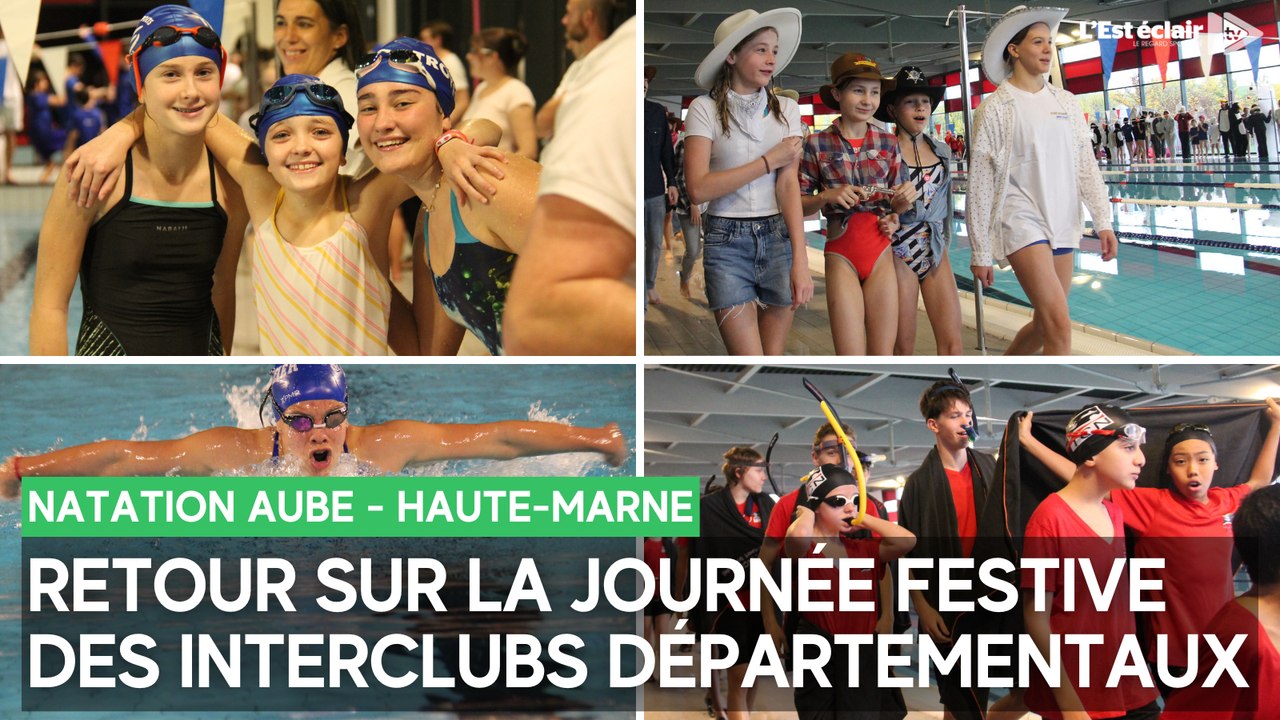 Retour sur la journée festive des interclubs départementaux de natation Aube - Haute-Marne à Romilly-sur-Seine