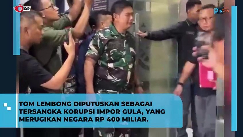 Tom Lembong Ditetapkan Sebagai Tersangka Korupsi Impor Gula yang Merugikan Negara Rp 400 Miliar