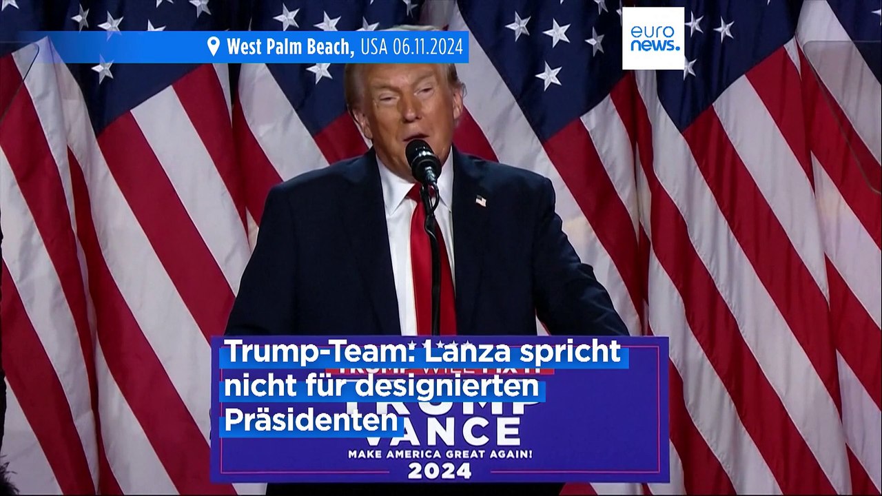 'Frieden statt territoriale Ansprüche' - Trump-Team distanziert sich von Berater-Aussage
